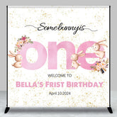 Aperturee - Custom Some Bunny Is One Boho 1st Birthday Backdrop