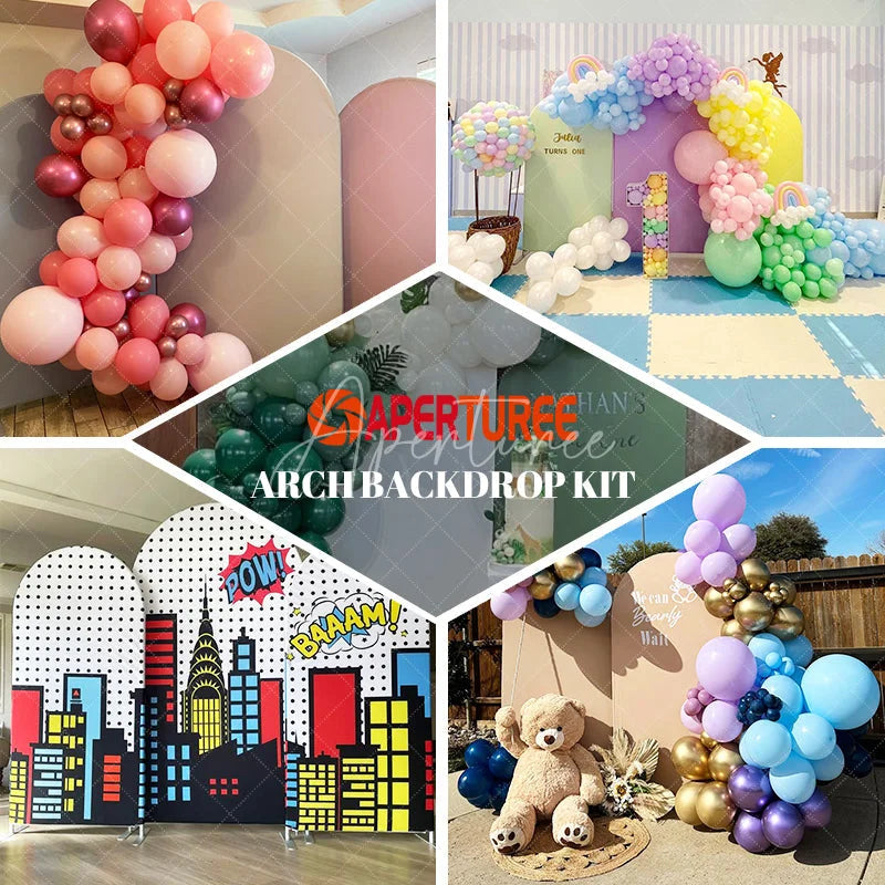 Aperturee - Custom Theme Party Arch Backdrop Kit Arch Cover