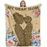 Lofaris Custom Throw Blanket Mothers Day Birthday Gifts