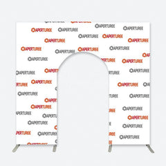 Aperturee - Custom Welcome Door Arch Party Backdrop Cover
