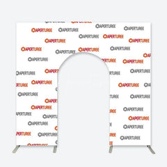 Aperturee - Custom Welcome Door Arch Party Backdrop Cover