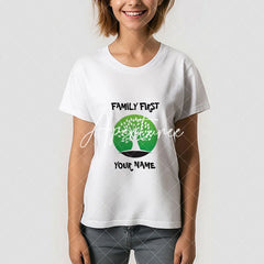 Aperturee - Customizable family reunion green tree TShirt