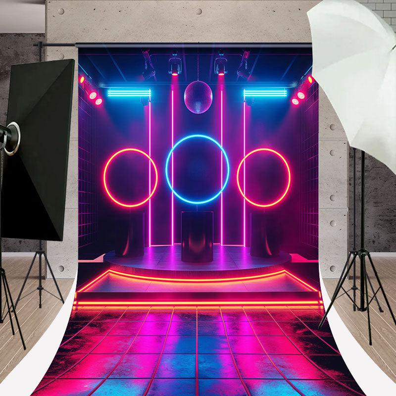 Aperturee - Dance Singing Stage Sweep Backdrop For Photography