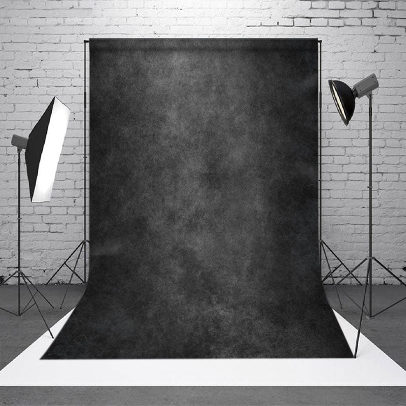 Aperturee - Dark Black Vintage Texture Photography Backdrop