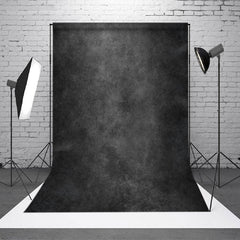 Aperturee - Dark Black Vintage Texture Photography Backdrop
