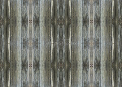 Aperturee - Deep Grey Vertical Texture Wood Rubber Floor Mat
