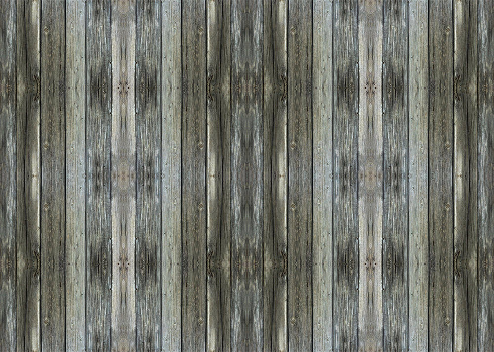 Aperturee - Deep Grey Vertical Texture Wood Rubber Floor Mat