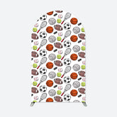 Aperturee - Dense Sports Balls Birthday Arch Backdrop For Boys