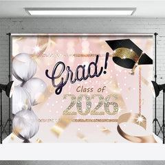 Aperturee - Diamond Grad Class Of 2026 Balloon Photoshoot Backdrop