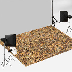 Aperturee - Dry Straw Pattern Rubber Floor Mat For Photography