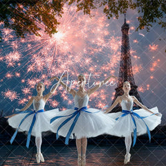Aperturee - Eiffel Tower Fireworks Theater Performance Backdrop