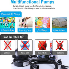 Aperturee - Electric Inflatables Quick Air Mattress Balloon Pump