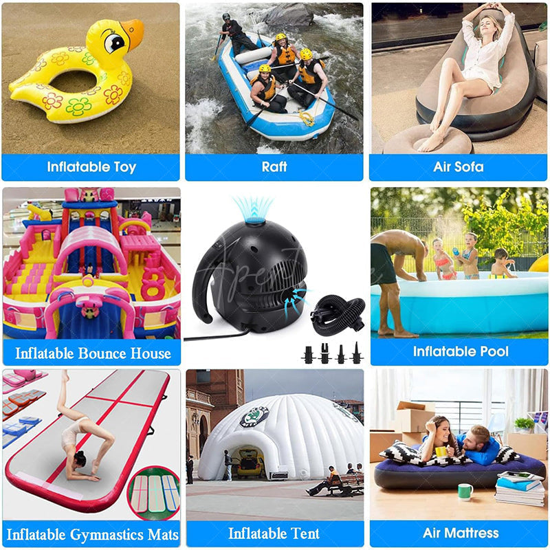 Aperturee - Electric Inflatables Quick Air Mattress Balloon Pump