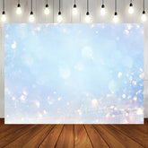 Aperturee - Elegant Blue Blurred Aperture Backdrop For Birthday