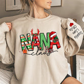 Aperturee - Elk Cherry Nana Claus Custom Christmas Sweatshirt