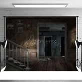 Aperturee - Empty And Horrible House Horrible Halloween Backdrop