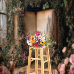 Aperturee - Fairy Tale Castle Book Story Window Spring Backdrop