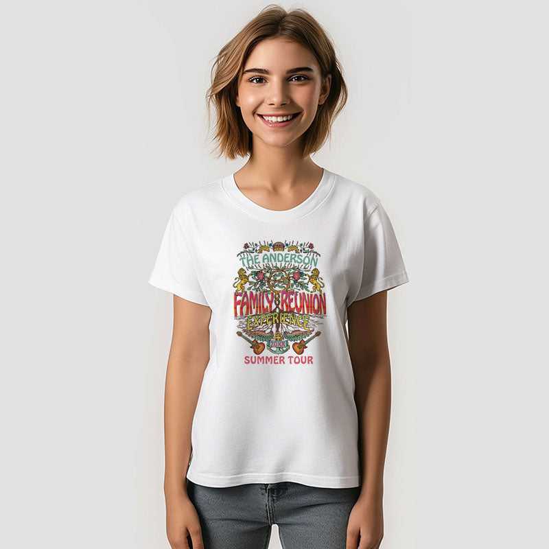 Aperturee - Family Reunion Retro 70s Concert Custom T-Shirt
