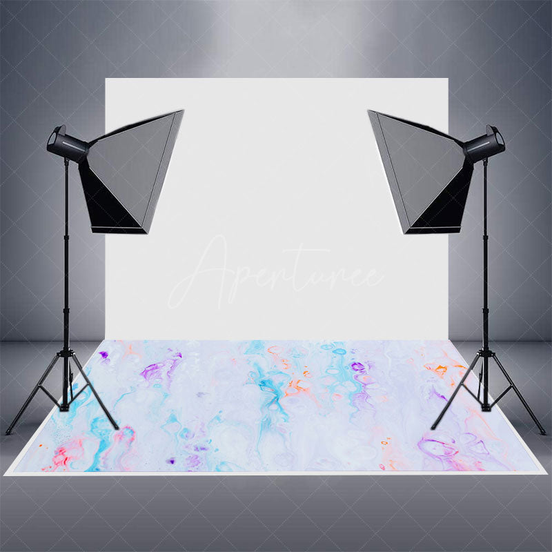 Aperturee - Fantasy Bubble Marble Texture Rubber Floor Mat