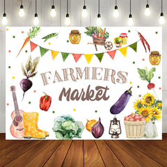 Aperturee - Farmers Market Theme Cowboy Holiday Party Backdrop
