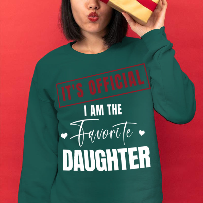 Aperturee - Favorite Daughter Classic Crewneck Sweatshirt