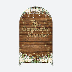 Aperturee - Feliz Cumpleanos Mama Mothers Day Arch Backdrop