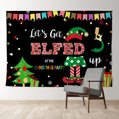 Aperturee - Fiesta Clown Merry Christmas Backdrop For Holiday