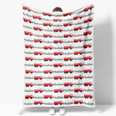 Lofaris Fire Truck Simple Personalized Boys Name Blanket