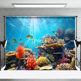 Aperturee - Fish Coral Seaweed Sea Bottom Summer Photo Backdrop