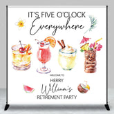 Aperturee - Five Oclock Everywhere Custom Retirement Backdrop