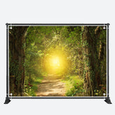 Aperturee - Floral Path Spring Mysterious Dense Forest Backdrop