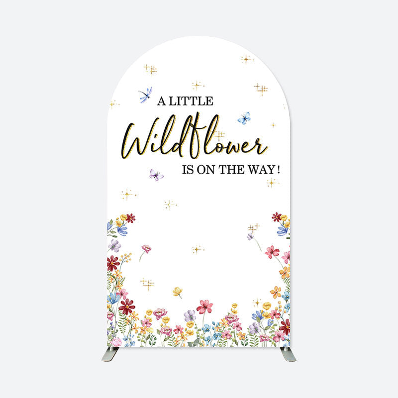 20pcs Wildflower Baby Shower Decorations Wildflower Floral Baby Shower Banner Backdrop Table Centerpieces Hanging Swirls Pompoms Sash A Little Wildflower Is On The Way Party Decorations Supplies