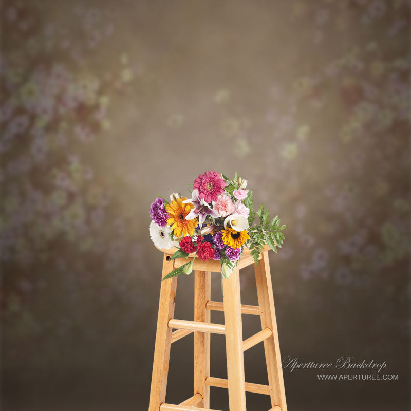 Aperturee - Flower Vintage Abstract Backdrop For Photography