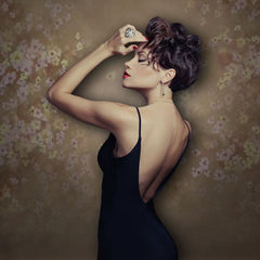 Aperturee - Flower Vintage Abstract Backdrop For Photography
