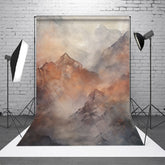 Aperturee - Foggy Ink Landscape Painting Photography Backdrop