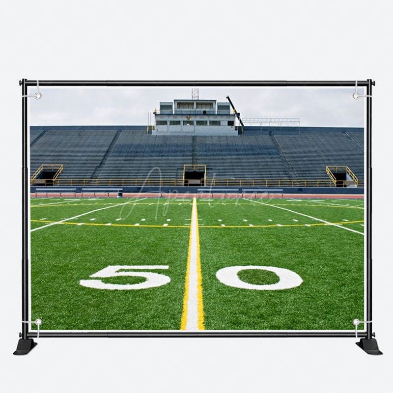 Aperturee - Football Field Lines Real Shot Scene Sport Backdrop