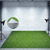 Aperturee - Fresh Grass Floor Sport Field Green Rubber Floor Mat