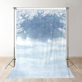 Aperturee - Frozen World Winter Scene Backdrop For Photograph