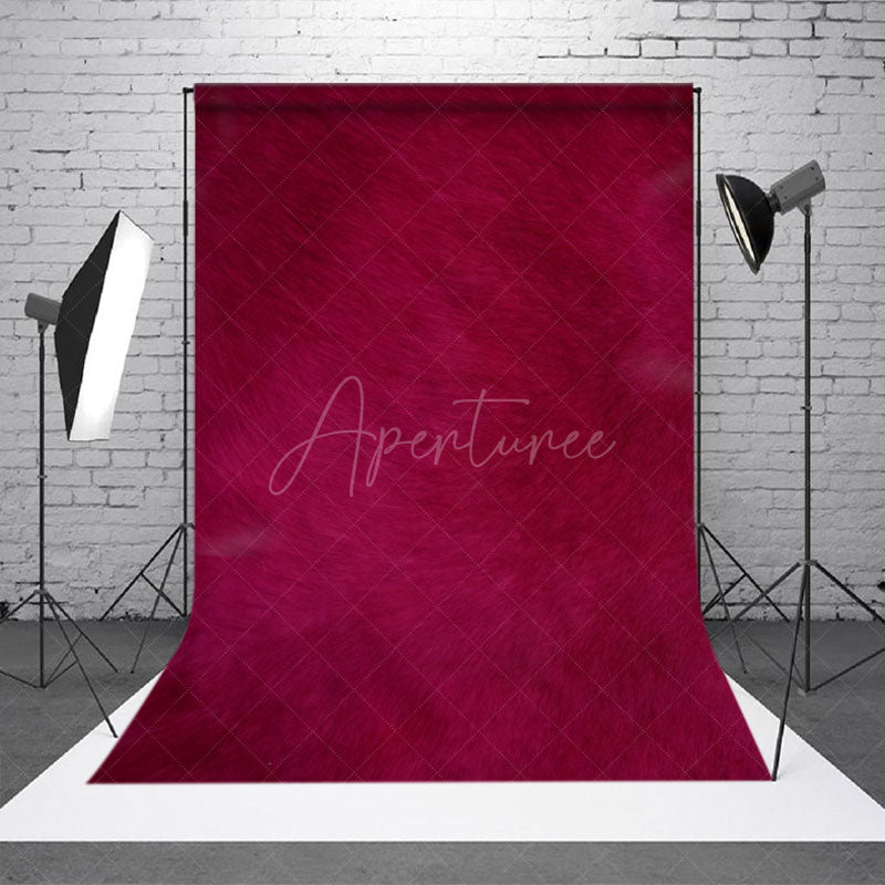 Aperturee - Fuchsia Abstract Fur Texture Backdrop For Photography