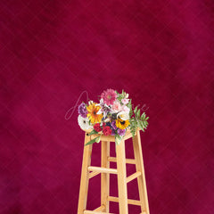 Aperturee - Fuchsia Abstract Fur Texture Backdrop For Photography