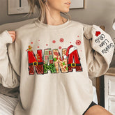 Aperturee - Gingerbread Santa Nana Custom Christmas Sweatshirt