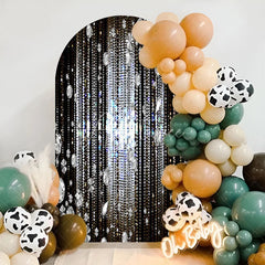 Aperturee - Glitter Diamond Party Photo Booth Chiara Arch Backdrop