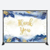 Aperturee - Gold Blue Ink Teacher Appreciation Week Backdrop