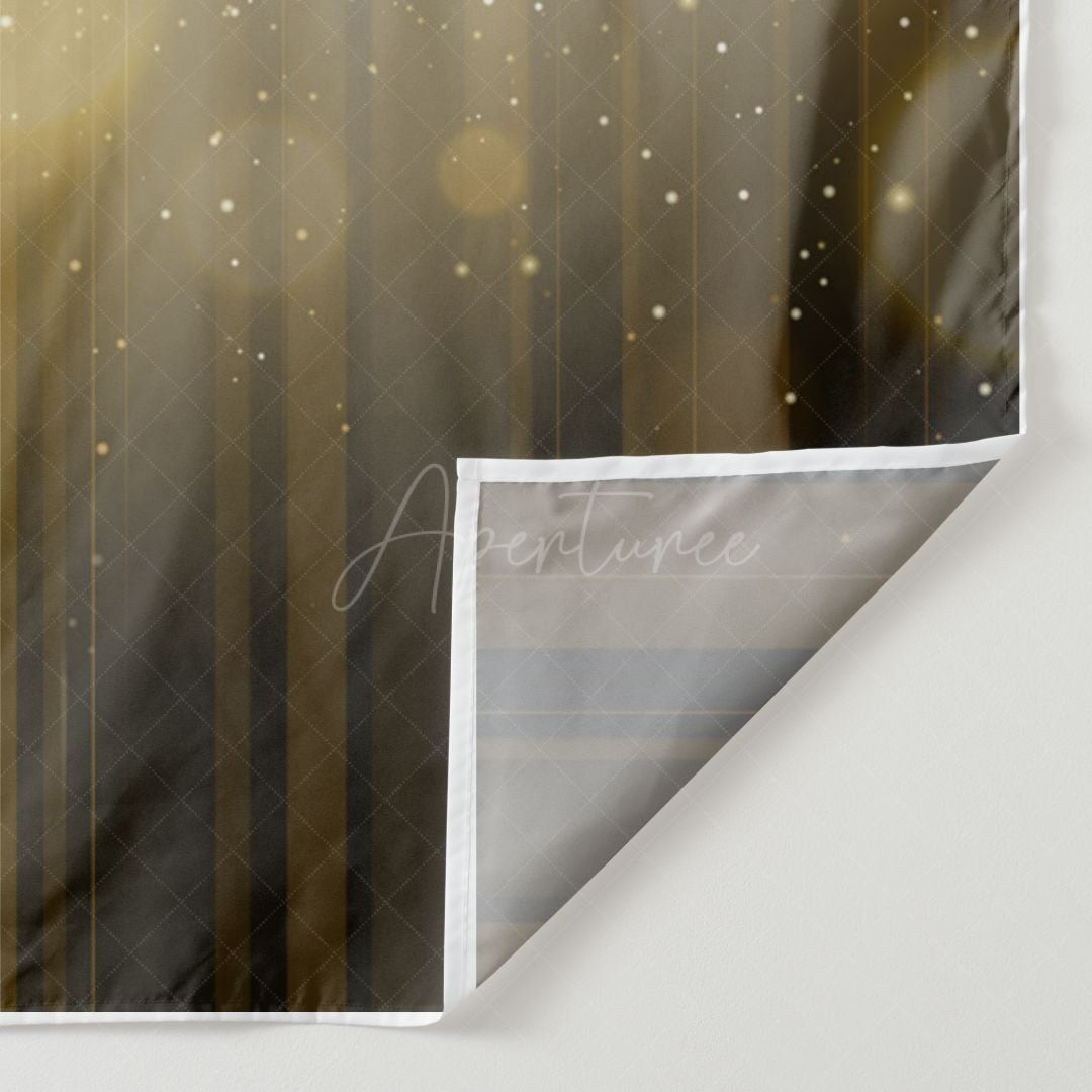 Aperturee - Gold Lights Bokeh Theme Happy New Year Backdrop