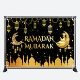 Aperturee - Gold Pendant Palace Moon Galaxy Ramadan Backdrop