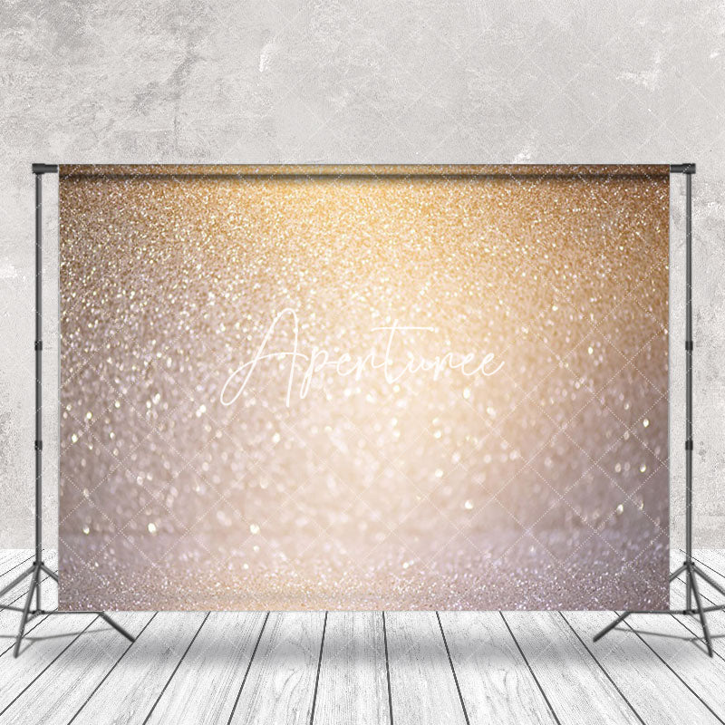 Aperturee - Gold Sliver Glitter Portrait Photography Backdrop