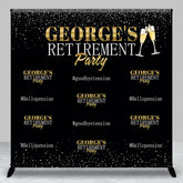 Aperturee - Goodbye Tension Step Repeat Custom Retirement Backdrop