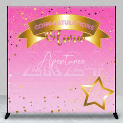 Aperturee - Gradient Pink Star Custom Grad 2K24 Backdrop