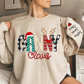 Aperturee - Grandma And Kids Claus Custom Christmas Sweatshirt
