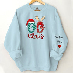 Aperturee - Grandma And Kids Claus Custom Christmas Sweatshirt